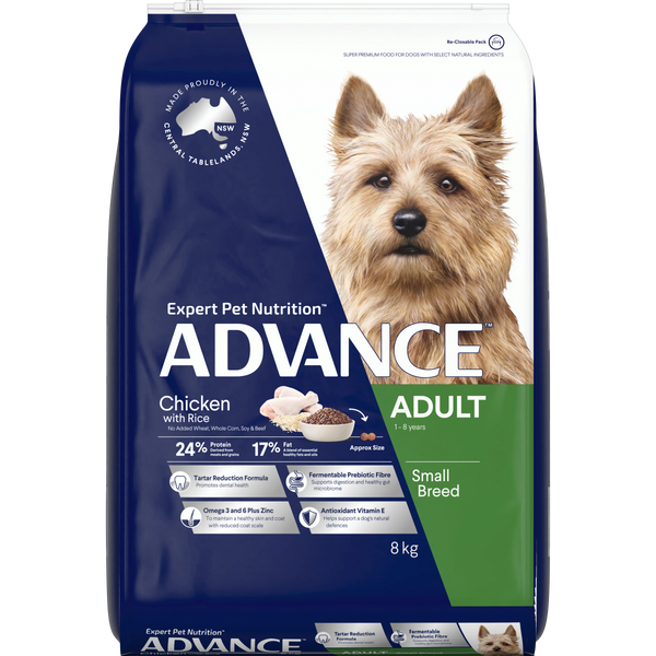 ADVANCE Adult Small Breed Chicken with Rice 8kg