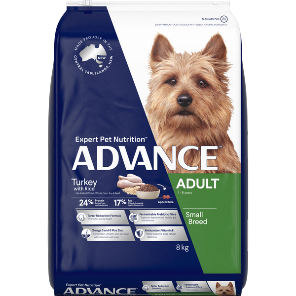 ADVANCE Adult Small Breed Turkey with Rice 8kg