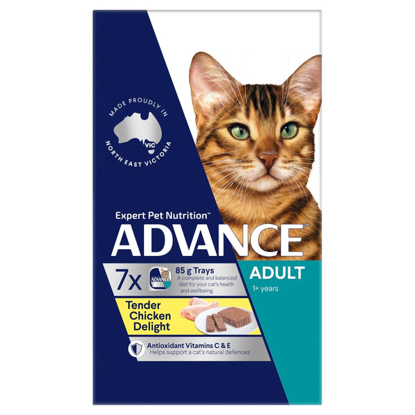 ADVANCE Cat Ad Tender Chicken Delight 85g 7pk