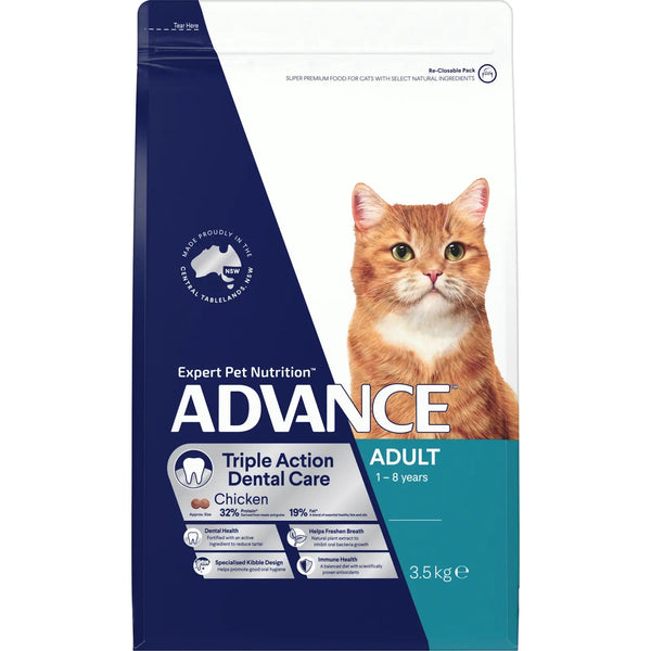 ADVANCE Cat Adult Triple Action Dental Chicken 3.5kg