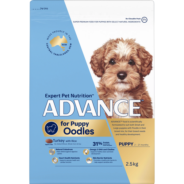 ADVANCE Oodles Puppy Turkey with Rice 2.5kg