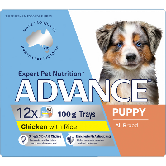 ADVANCE Puppy Growth Chicken with Rice 12x100g