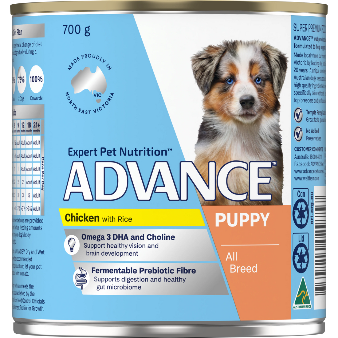 ADVANCE Puppy Growth Chicken with Rice 12x700g
