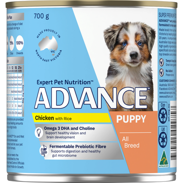 ADVANCE Puppy Growth Chicken with Rice 12x700g