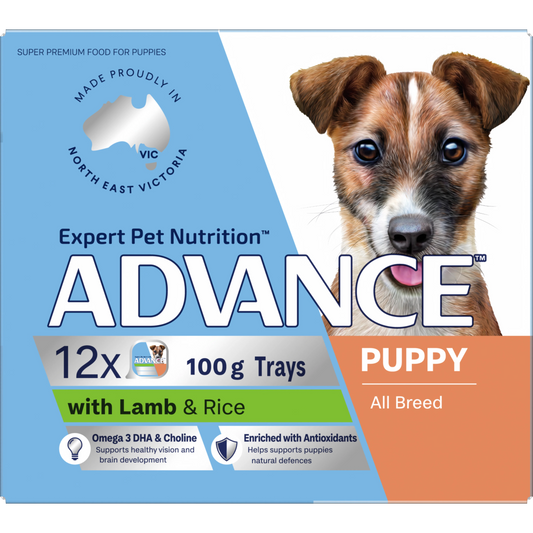 ADVANCE Puppy Lamb and Rice Trays 12x100g