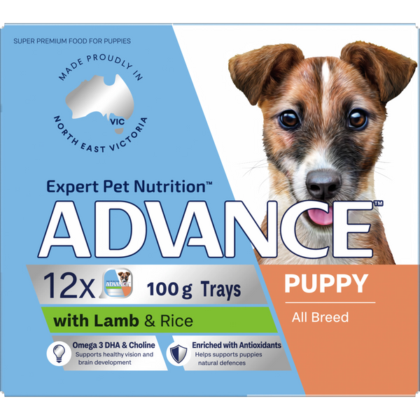 ADVANCE Puppy Lamb and Rice Trays 12x100g