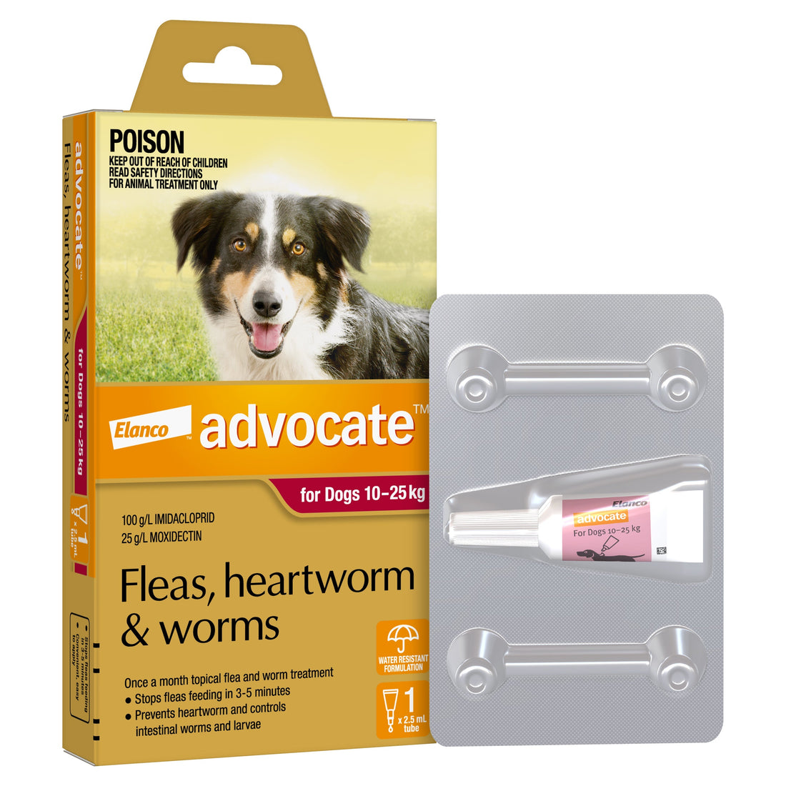 Advocate Spot-On for dogs 10 to 25kg, 1 dose