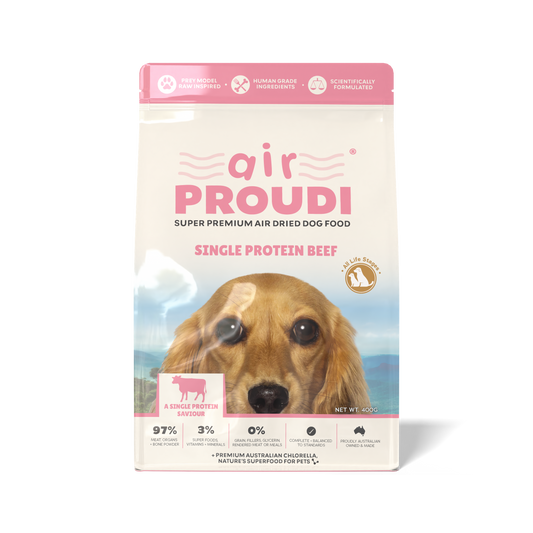 AIR PROUDI Single Protein Beef Dog Food 400g