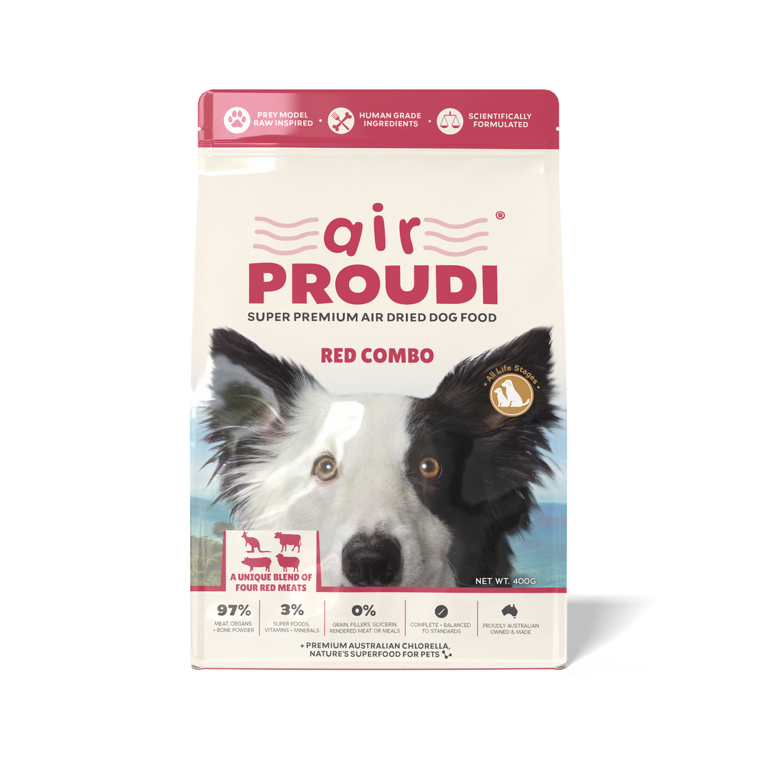 AIR PROUDI Red Combo Dog Food 400g