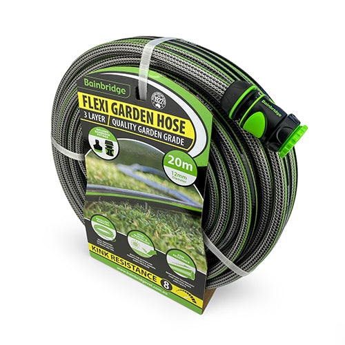 Bainbridge Flexi garden hose 12mm x 20m