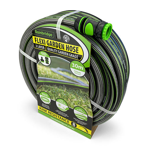 Bainbridge Flexi garden hose 12mm x 30m