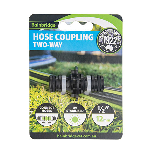 Bainbridge two-way hose coupling