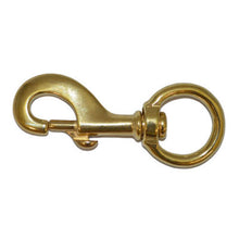 Bainbridge Heavy-Duty Brass Round Eye Swivel Hooks – 32mm