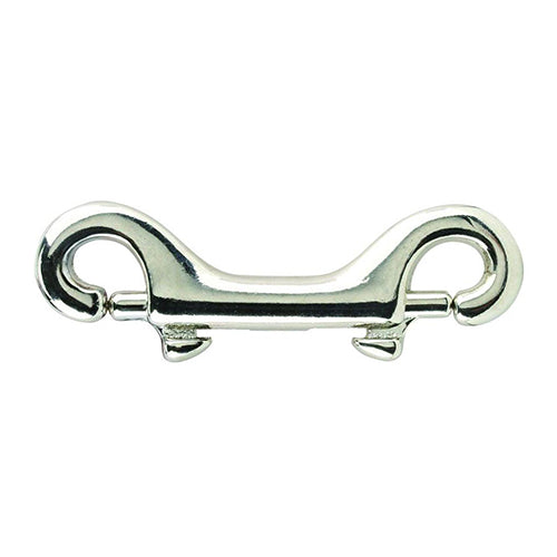 Bainbridge Nickel-Plated Double-Ended Snaphook – 15mm