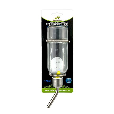 Bainbridge Glass Water Bottle for Rabbits - 175ml