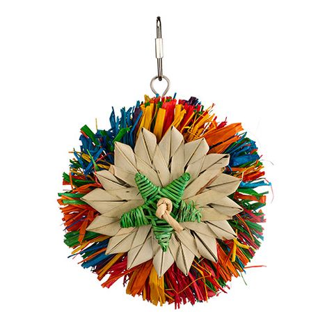 Bainbridge Bird Toy - Destructive - Rainbow Pinwheel