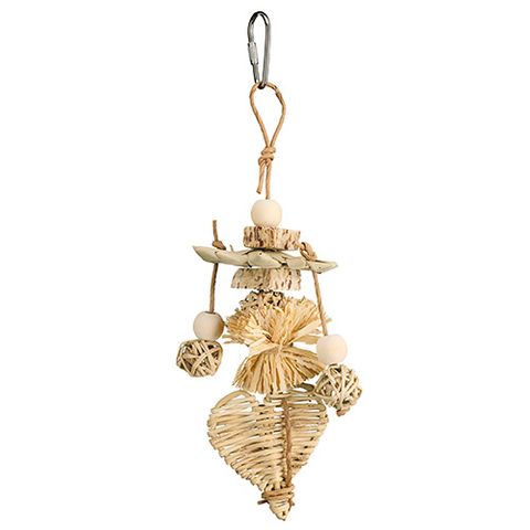 Bainbridge Bird Toy - Naturals - Heart Charm