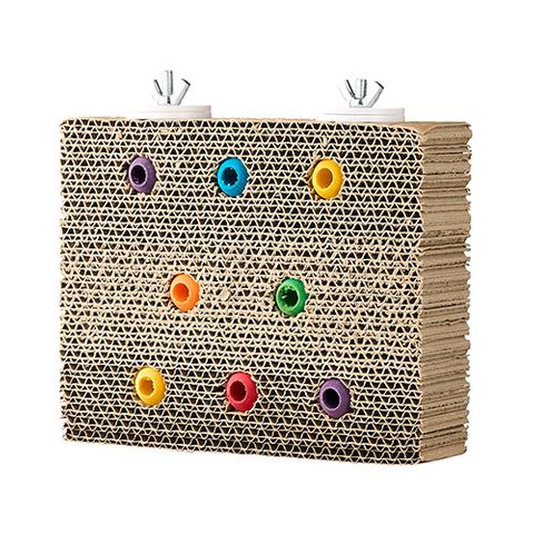 Bainbridge Bird Toy - Interative - Cardboard Treat N Seek - Med