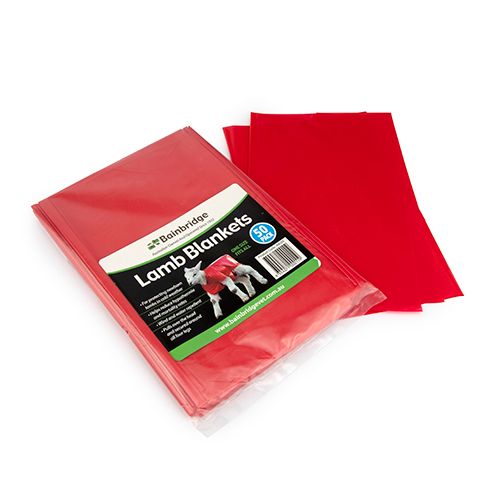 Bainbridge Plastic Lamb Blankets - 50 Pack