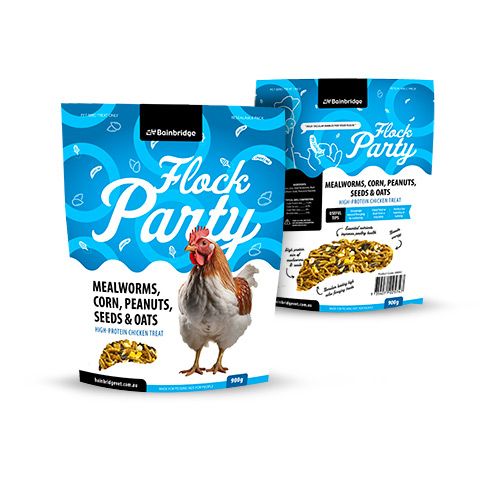Bainbridge Flock Party – Mealworms, Corn, Peanuts, Seeds & Oats 900g