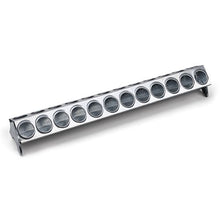 Bainbridge Chicks Galvanised Hole Feed Trough 24 Hole