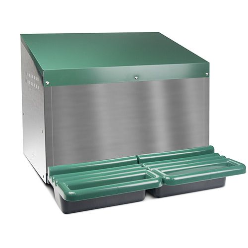 Bainbridge Outside Metal Poultry Nesting Box 2 Hole