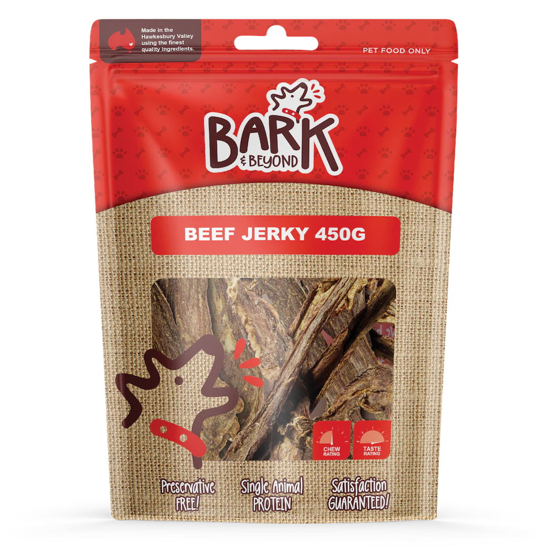 Bark & Beyond Beef Jerky 450g