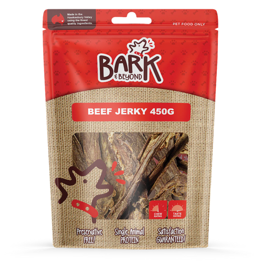 Bark & Beyond Beef Jerky 450g