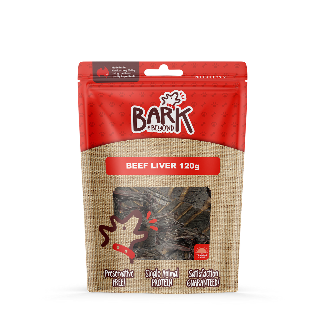 Bark & Beyond Beef Liver 120g