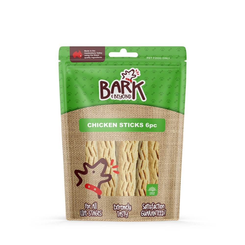 Bark & Beyond Chicken Sticks 6 Pack