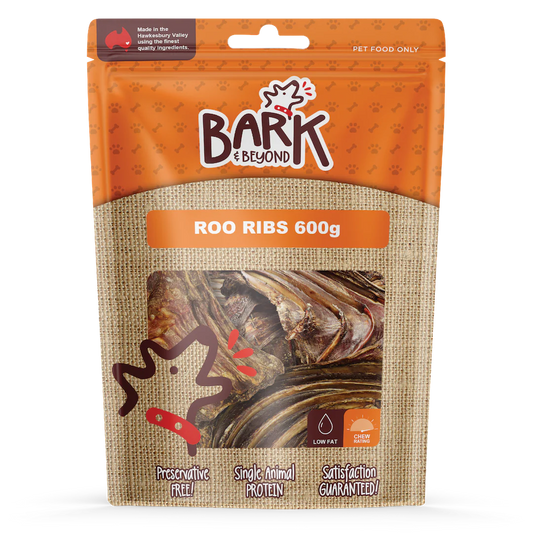 Bark & Beyond Roo Ribs 600g