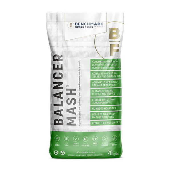 Benchmark Balancer Mash 20kg horse feed bag
