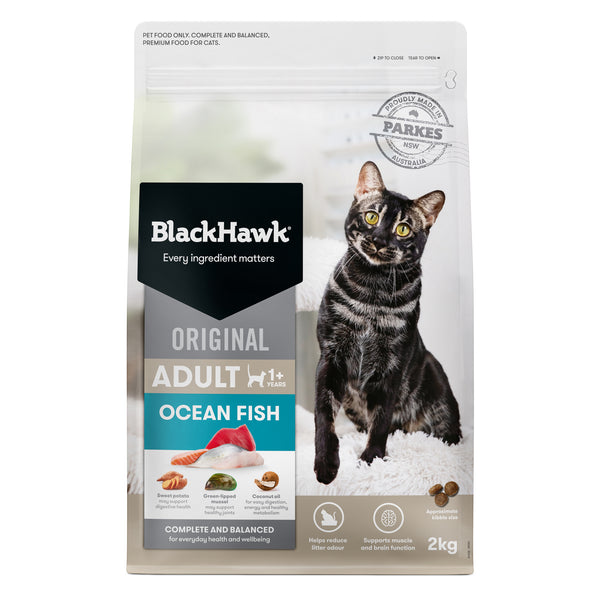 Black Hawk Original Adult Cat Ocean Fish 4kg