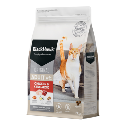 Black Hawk Original Adult Cat Chicken & Kangaroo 4kg