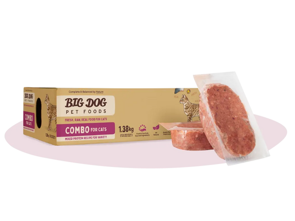 Big Dog Combo Raw Cat Food 1.38kg
