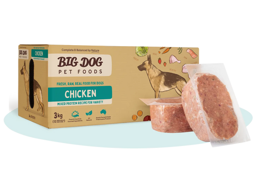 Big Dog Chicken Raw Dog Food 3kg