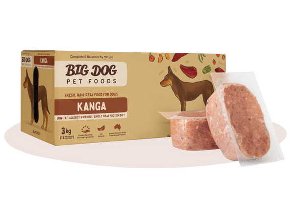 Big Dog Kangaroo Low Allergy Raw Dog Food 3kg