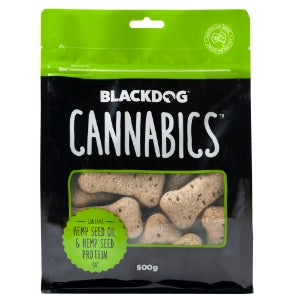 Black Dog Cannabics 500g dog biscuits