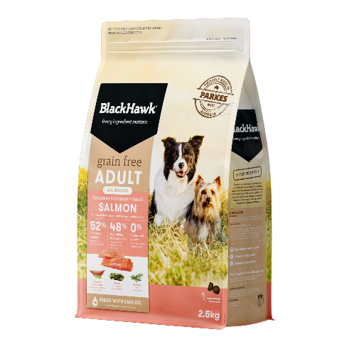 Black Hawk Grain Free Tasmanian Salmon 2.5kg dog food