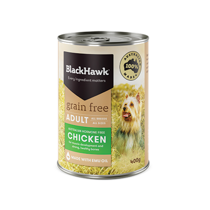 Black Hawk Grain Free Wet Dog Food Chicken 400g