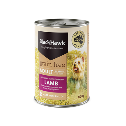 Black Hawk Grain Free Wet Dog Food Lamb 400g