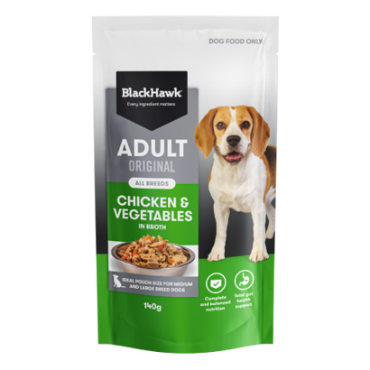 Black Hawk Original Adult Chicken & Vegetables 140g
