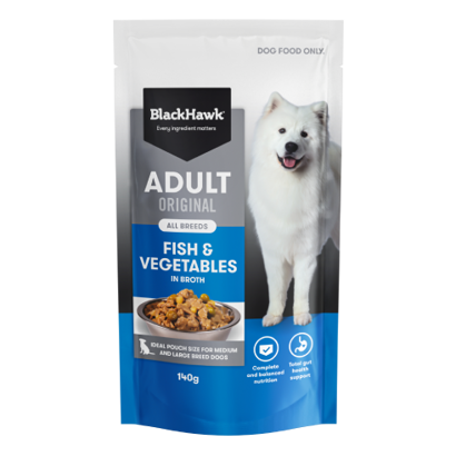 Black Hawk Original Adult Fish & Vegetables 140g