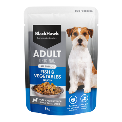 Black Hawk Original Adult Fish & Vegetables 85g