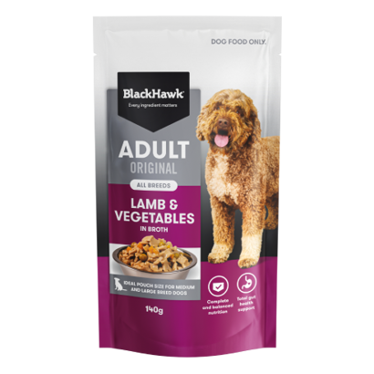 Black Hawk Original Adult Lamb & Vegetables 140g