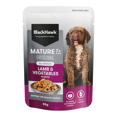 Black Hawk Original Mature Lamb & Vegetables 85g