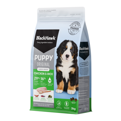 Black Hawk Original Puppy Large Breed Chicken & Rice