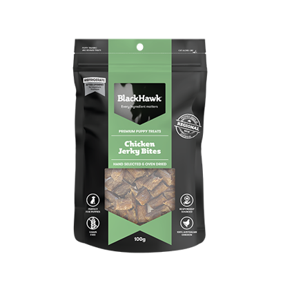 Black Hawk Puppy Chicken Jerky Bites 100g