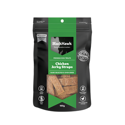 Black Hawk Chicken Jerky Straps 100g