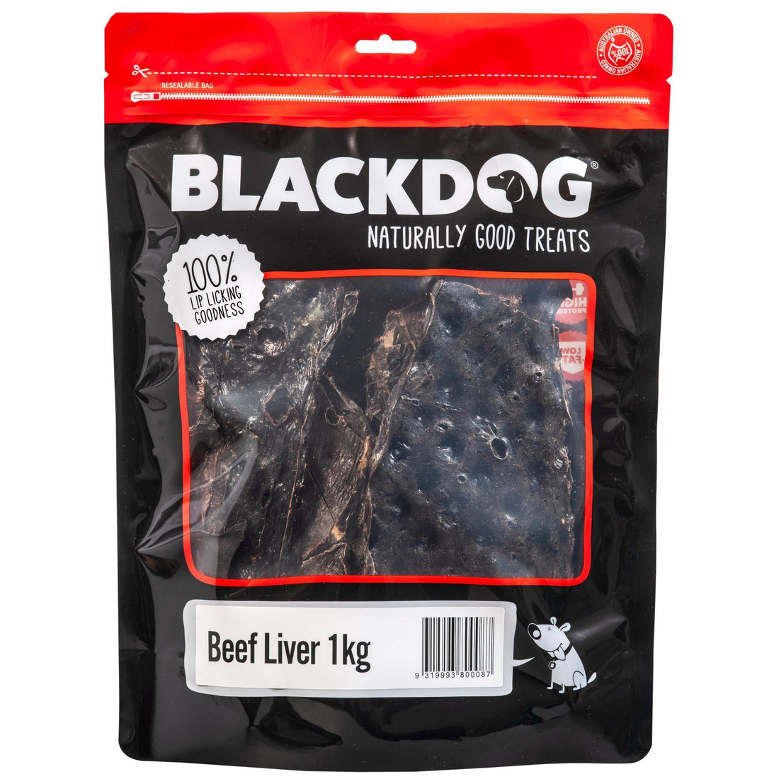 Black Dog Beef Liver 1kg